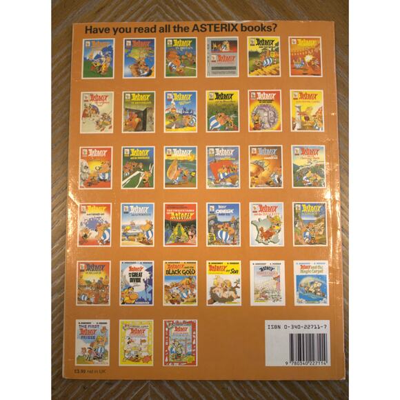 Asterix and the Cauldron Book 17 Goscinny & Uderzo 1993 Vintage English Comic - Picture 3 of 3